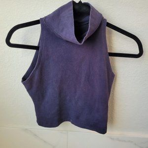 🖤 American Apparel Cropped Turtle Neck Tank